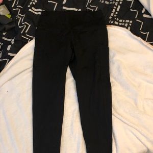 Aerie 7/8 Black Leggins